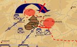 Sketch: Maneuver plans of the Russians